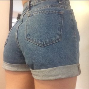 BDG mom high rise denim shorts